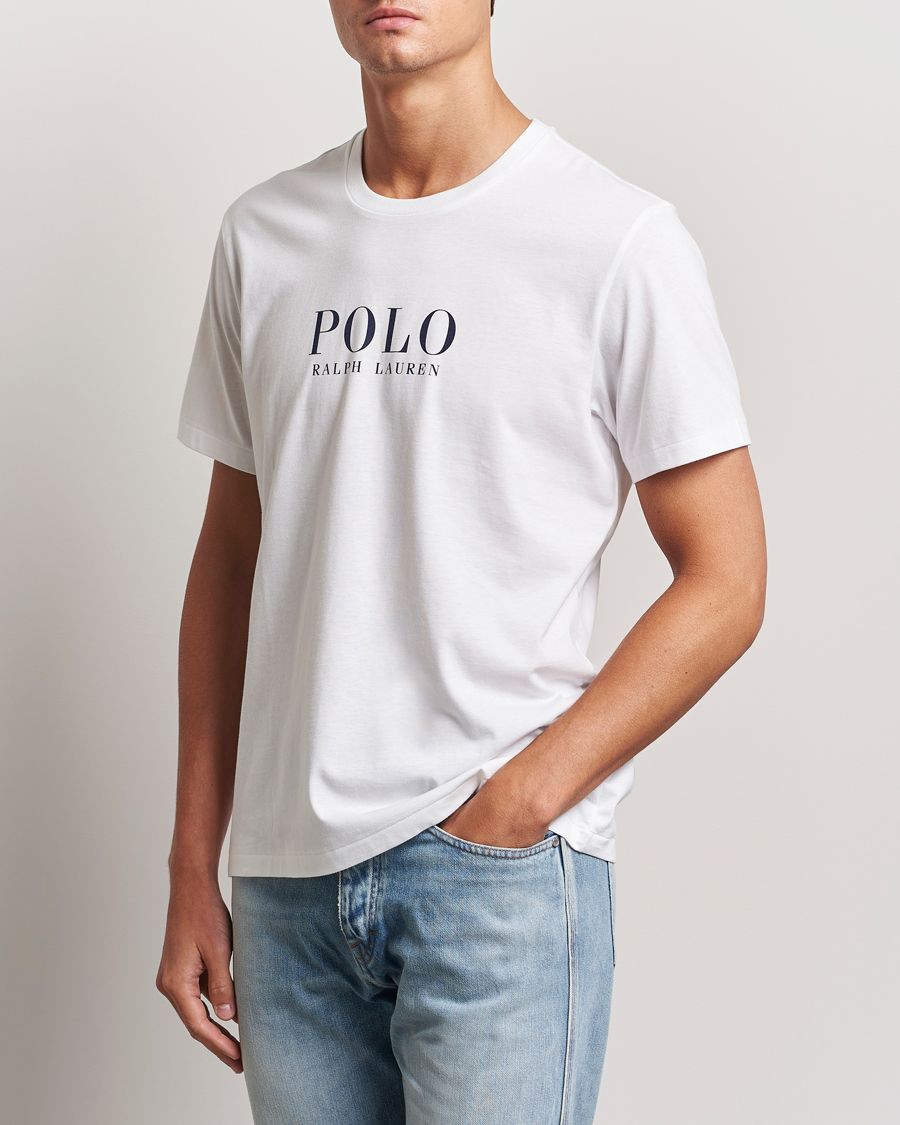 Uomini | T-shirt | Polo Ralph Lauren | Logo Cotton Jersey Sleep T-Shirt White