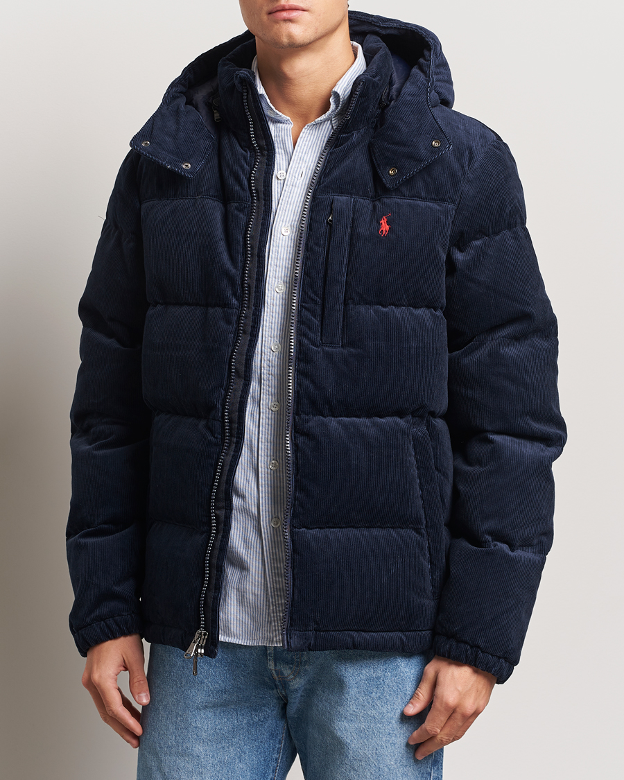 Uomini |  | Polo Ralph Lauren | El Cap Corduroy Down Jacket Aviator Navy