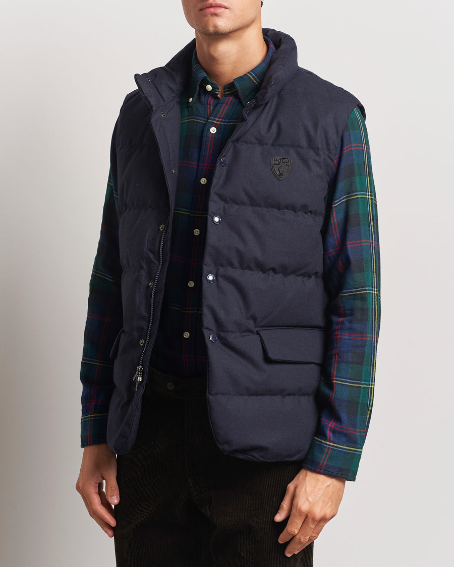 Uomini |  | Polo Ralph Lauren | Dunn Wool Vest Collection Navy