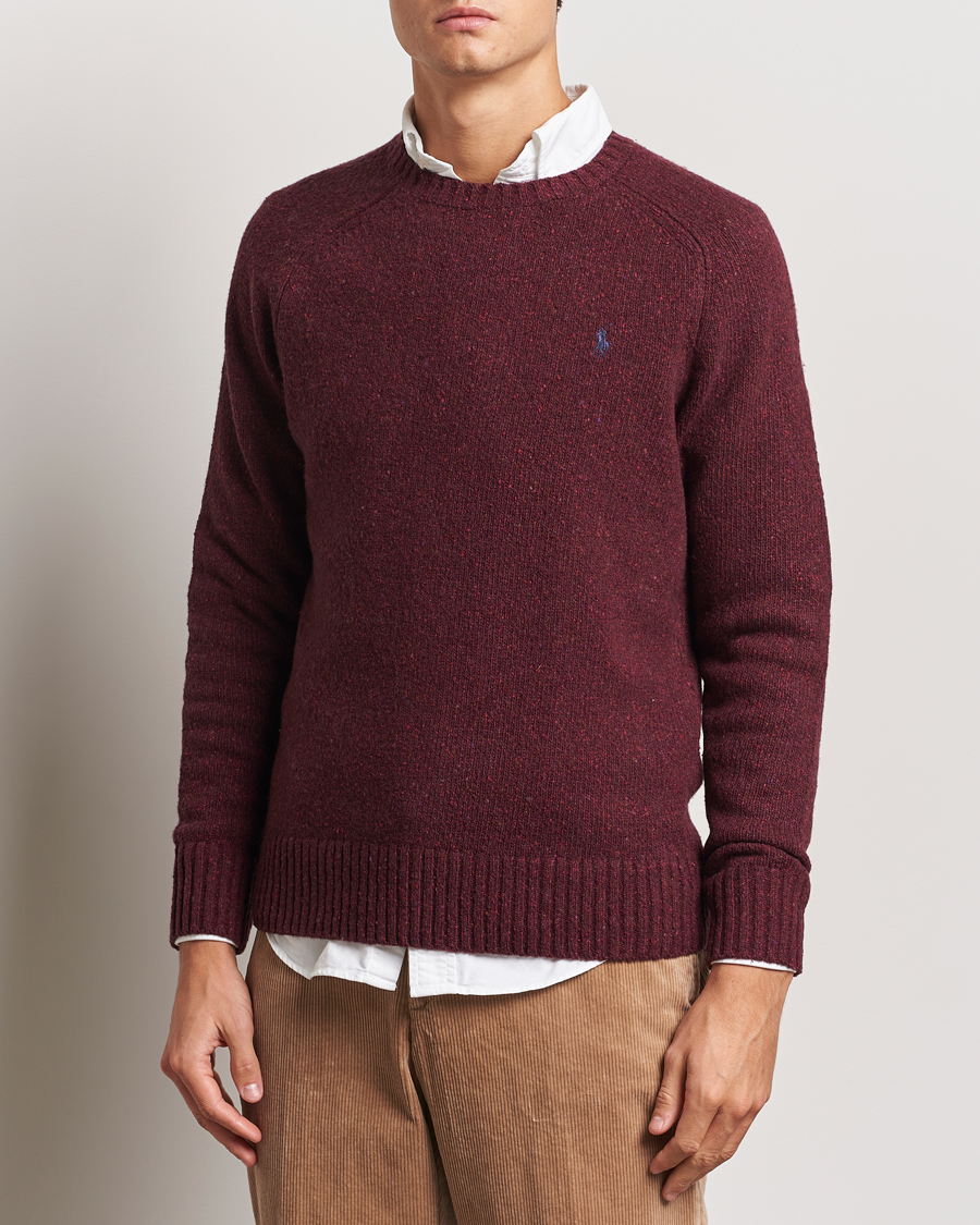 Uomini | Maglioni a maglia | Polo Ralph Lauren | Donegal Sweater Aged Wine