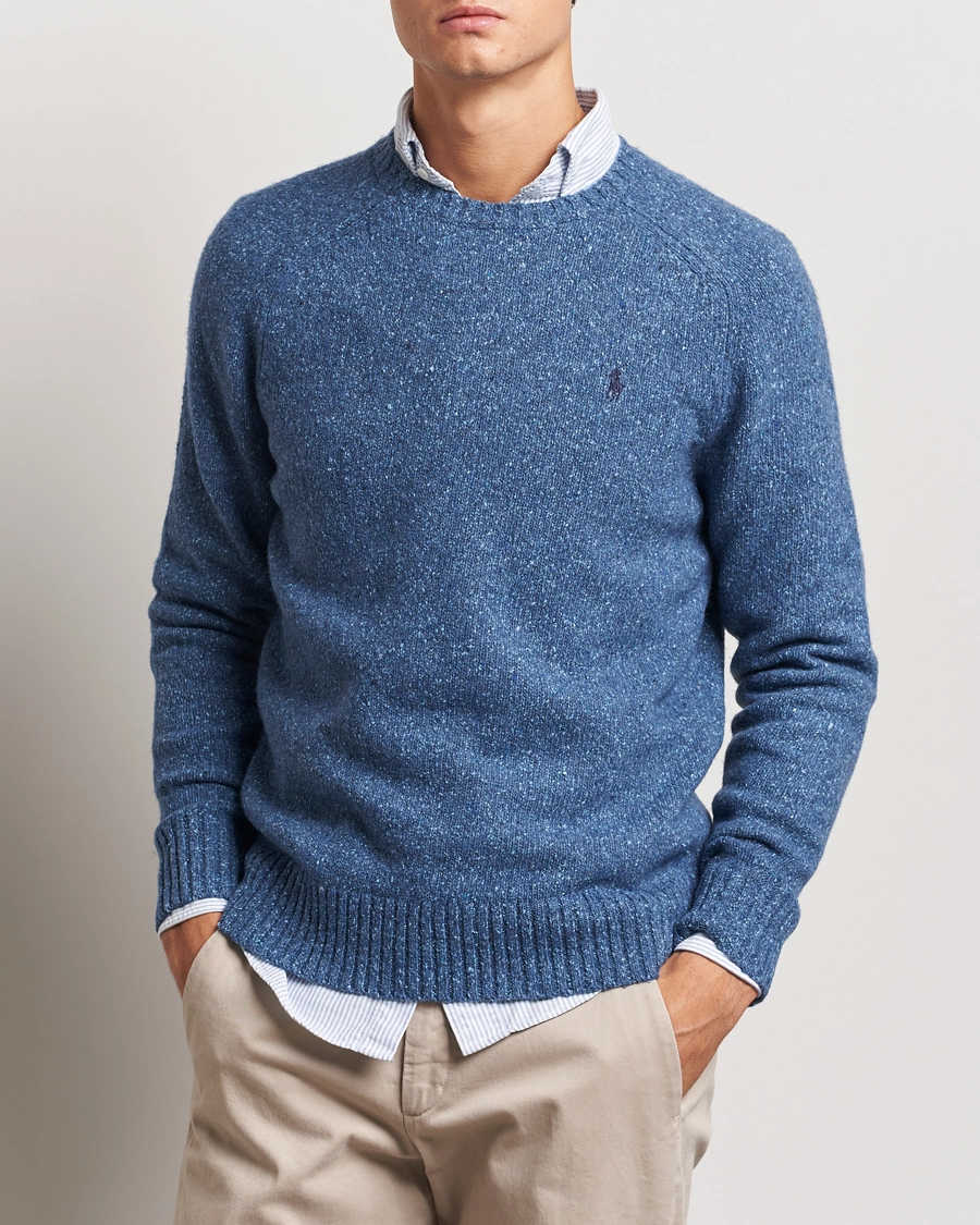 Uomini |  | Polo Ralph Lauren | Donegal Sweater Chambrey Blue