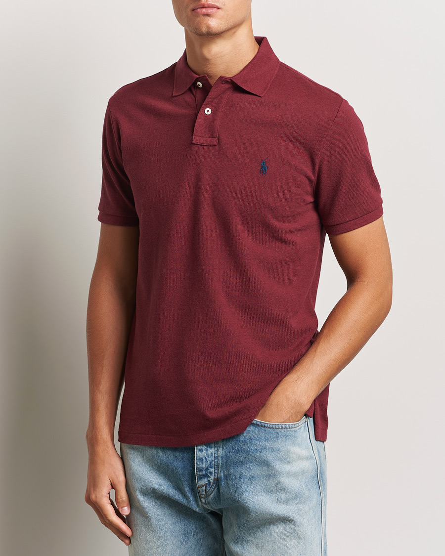 Uomini | Preppy Authentic | Polo Ralph Lauren | Custom Slim Fit Polo Vintage Port Heather