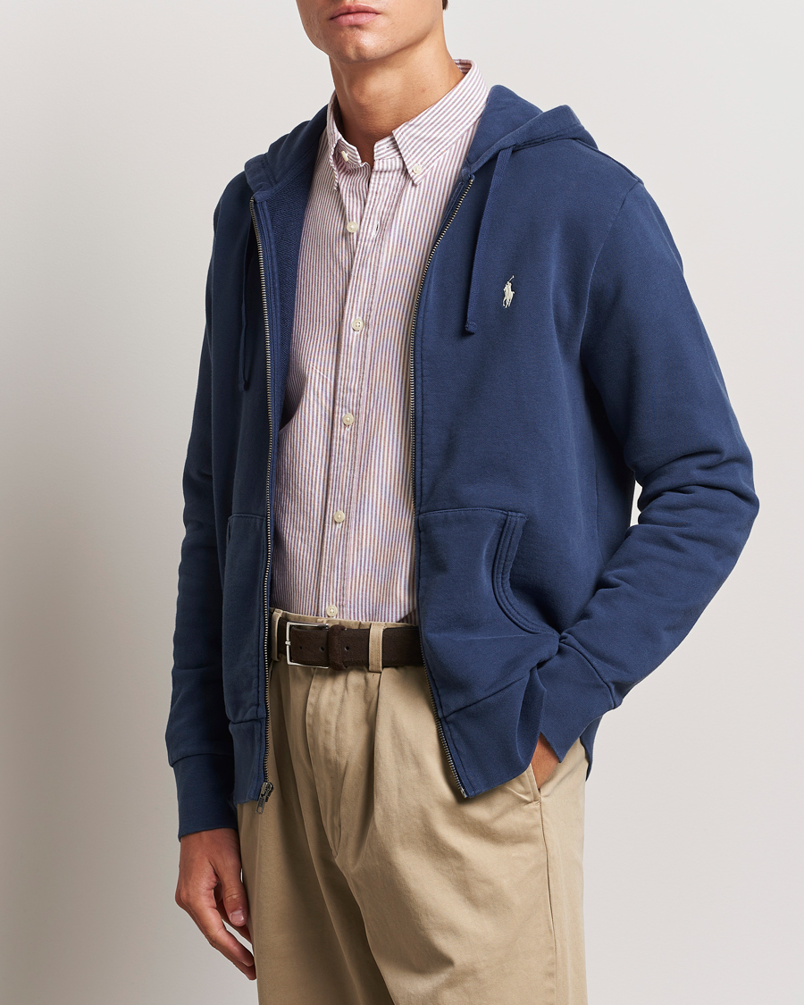 Uomini |  | Polo Ralph Lauren | Loopback Terry Full-Zip Hoodie Cruise Navy