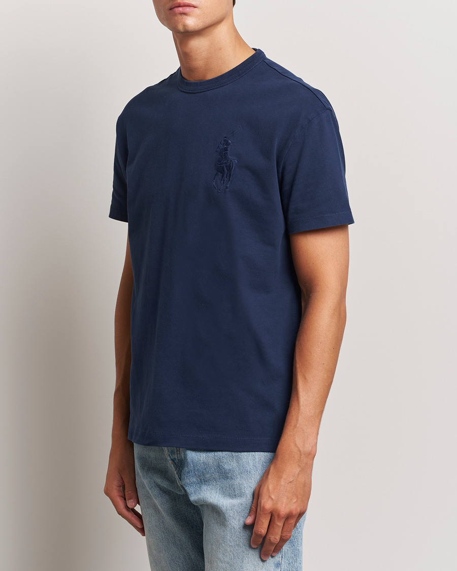 Uomini | T-shirt | Polo Ralph Lauren | Tonal Polo Player Tee Cruise Navy