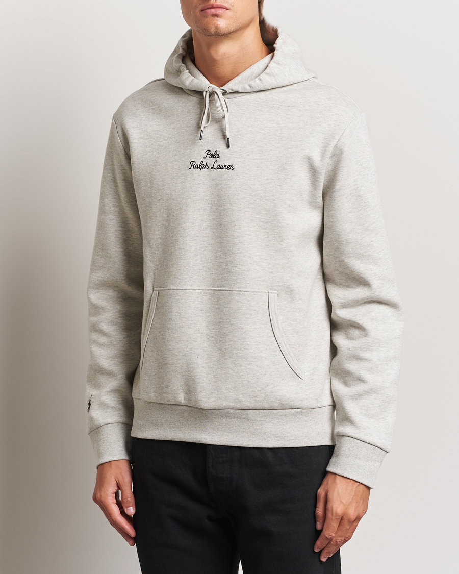 Uomini | Preppy Authentic | Polo Ralph Lauren | Central Logo Hoodie Lt Sport Heather