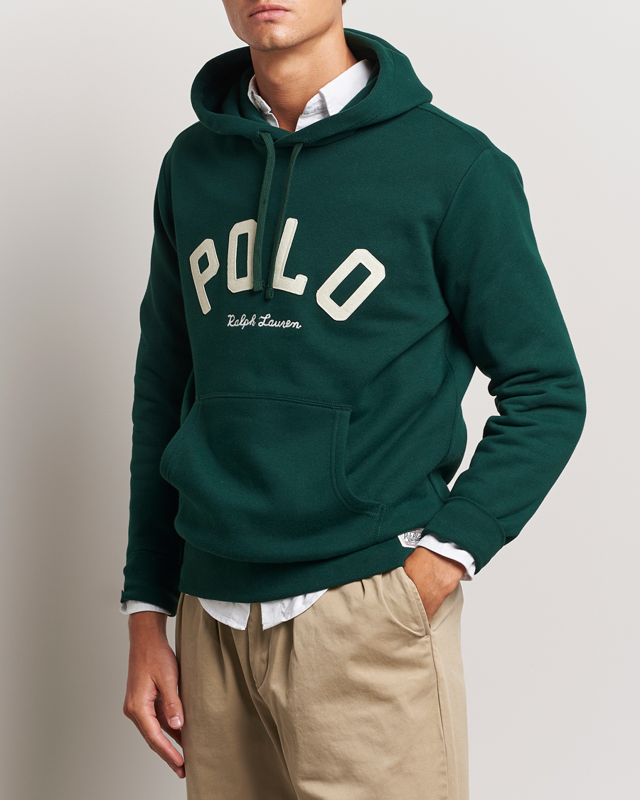 Uomini |  | Polo Ralph Lauren | RL Varsity Fleece Hoodie Moss Agate