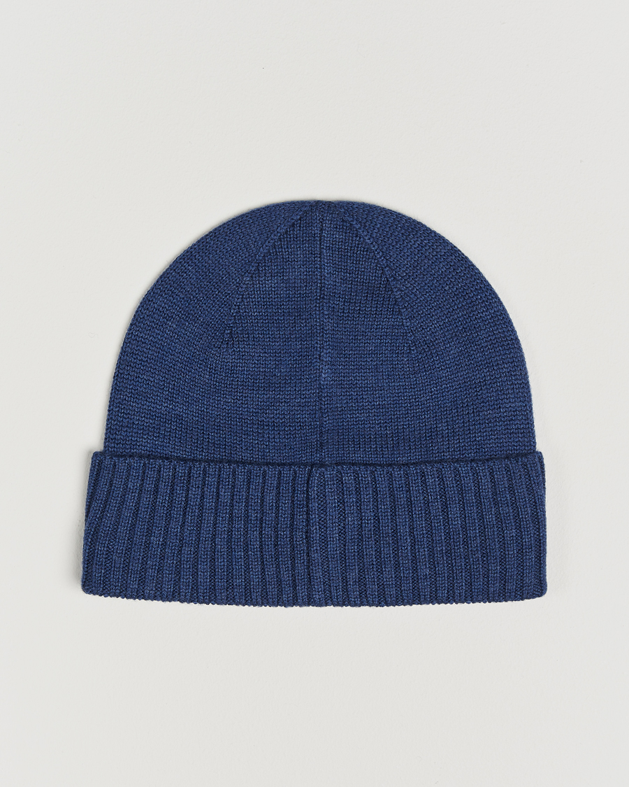 Uomini |  | Polo Ralph Lauren | Merino Beanie Rustic Navy Heather