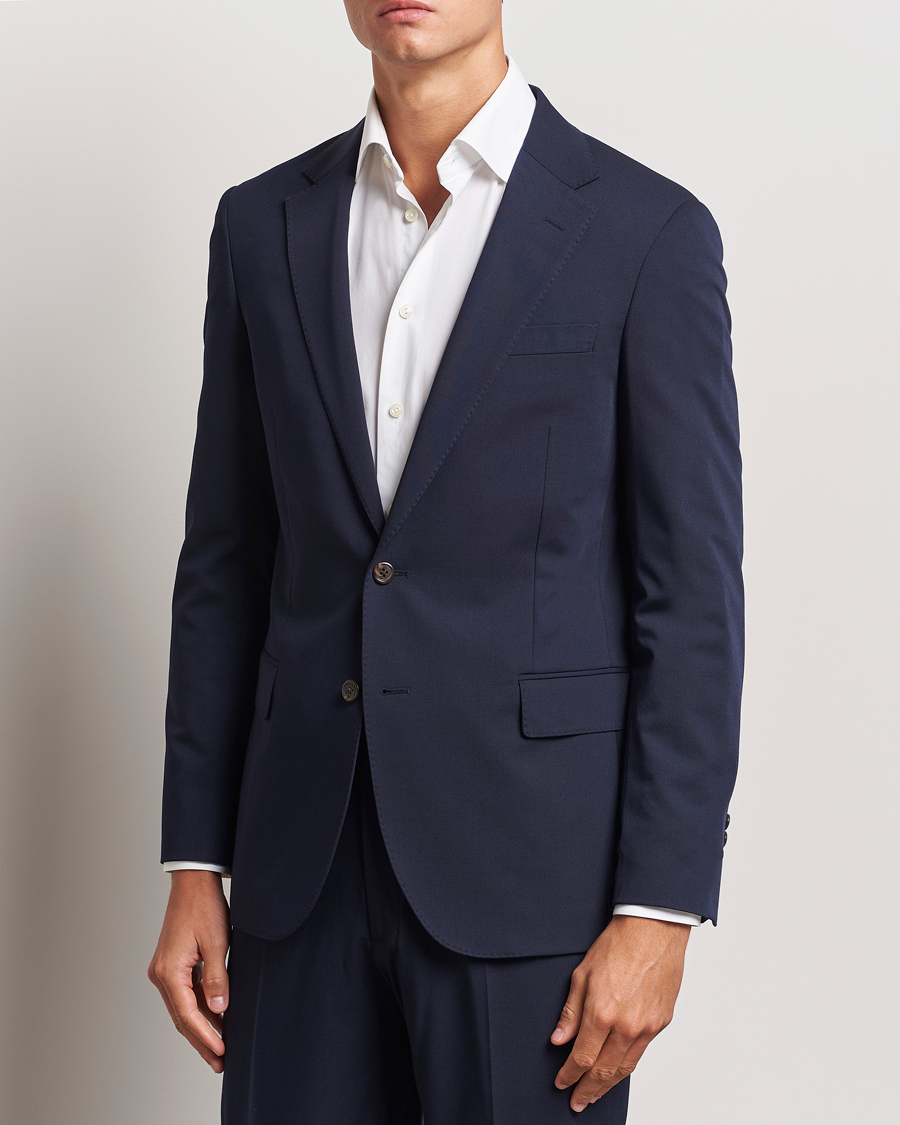 Uomini | Blazer di cotone | Polo Ralph Lauren | Single Breasted Sportcoat Navy