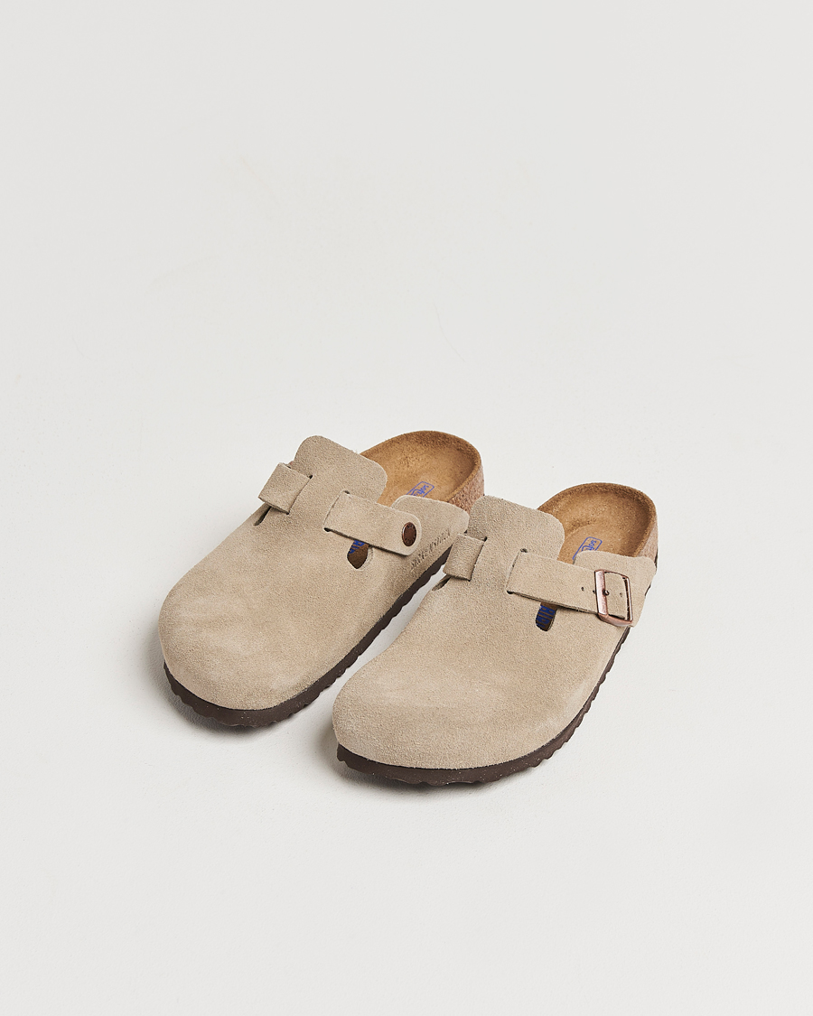 Uomini |  | BIRKENSTOCK | Woman Boston Soft Footbed Taupe Suede