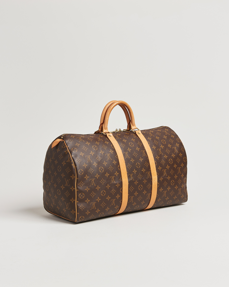 Uomini | Pre-Owned & Vintage Bags | Louis Vuitton Pre-Owned | Keepall 50 Bag Monogram 