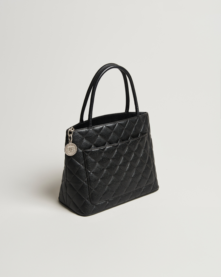 Uomini | Chanel Pre-Owned | Chanel Pre-Owned | Médallion Tote Bag Black Caviar