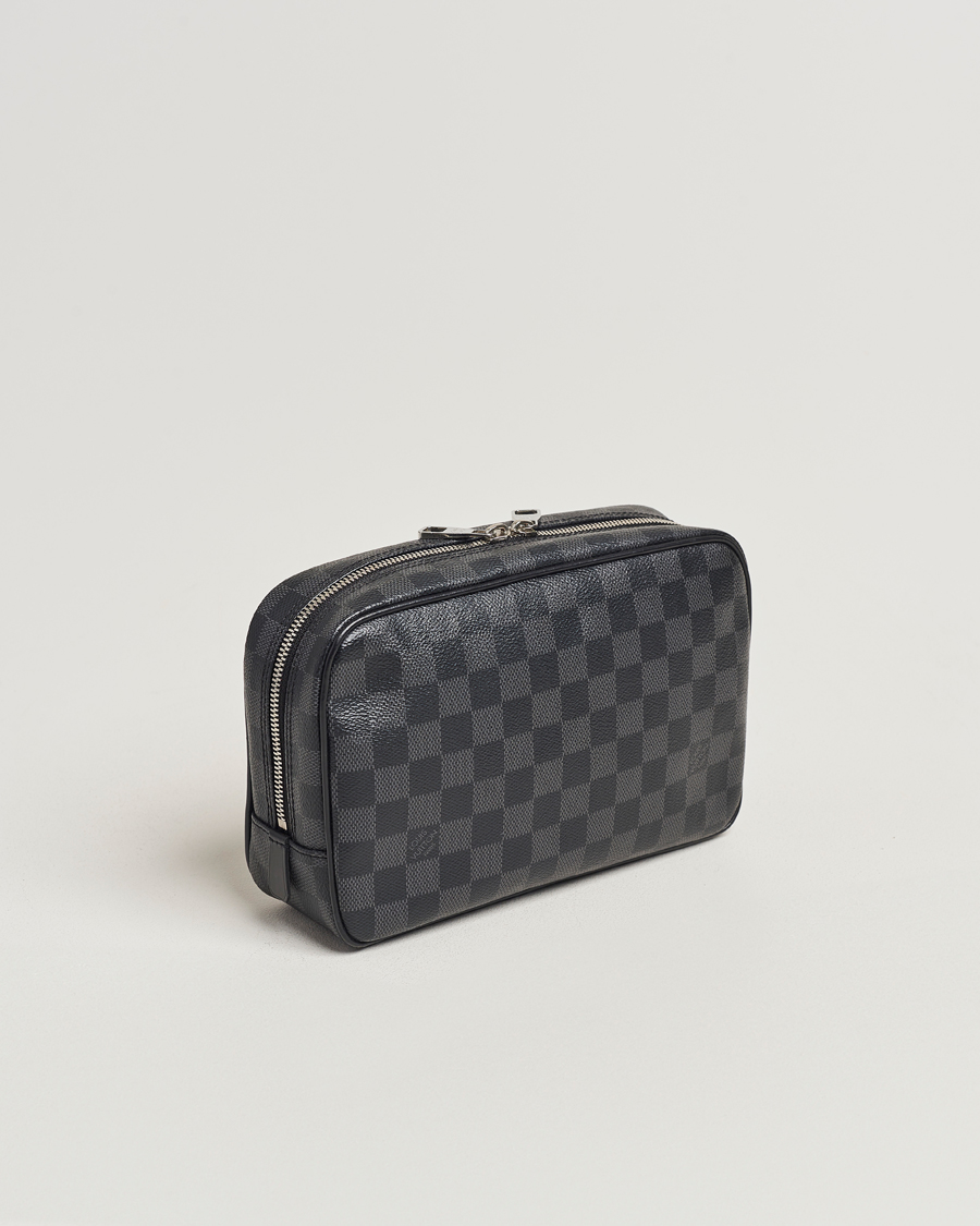 Uomini | Pre-Owned & Vintage Bags | Louis Vuitton Pre-Owned | Toiletry Damier Graphite 