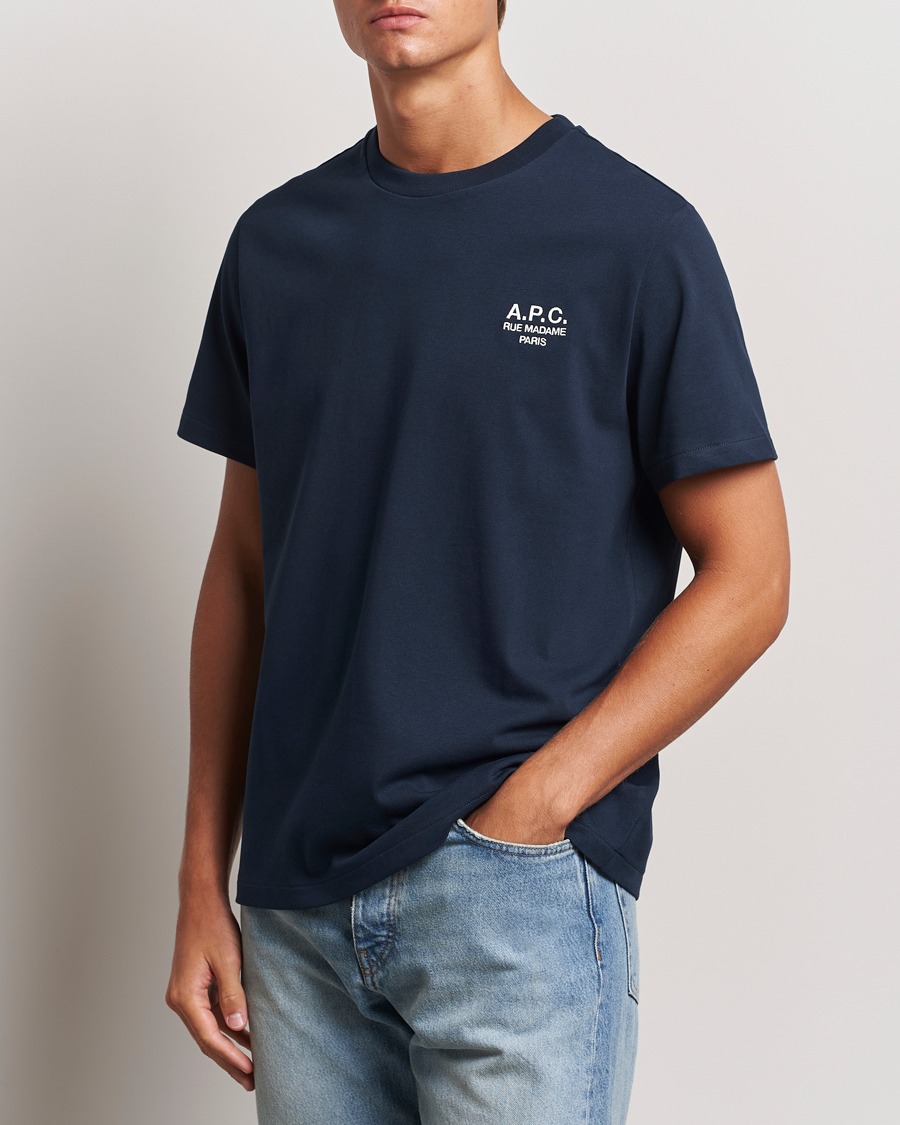 Uomini | Contemporary Creators | A.P.C. | Rue Madame T-Shirt Dark Navy