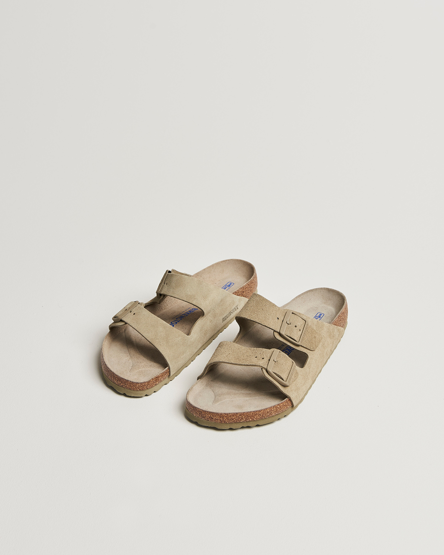 Uomini |  | BIRKENSTOCK | Arizona Soft Footbed Faded Khaki Suede