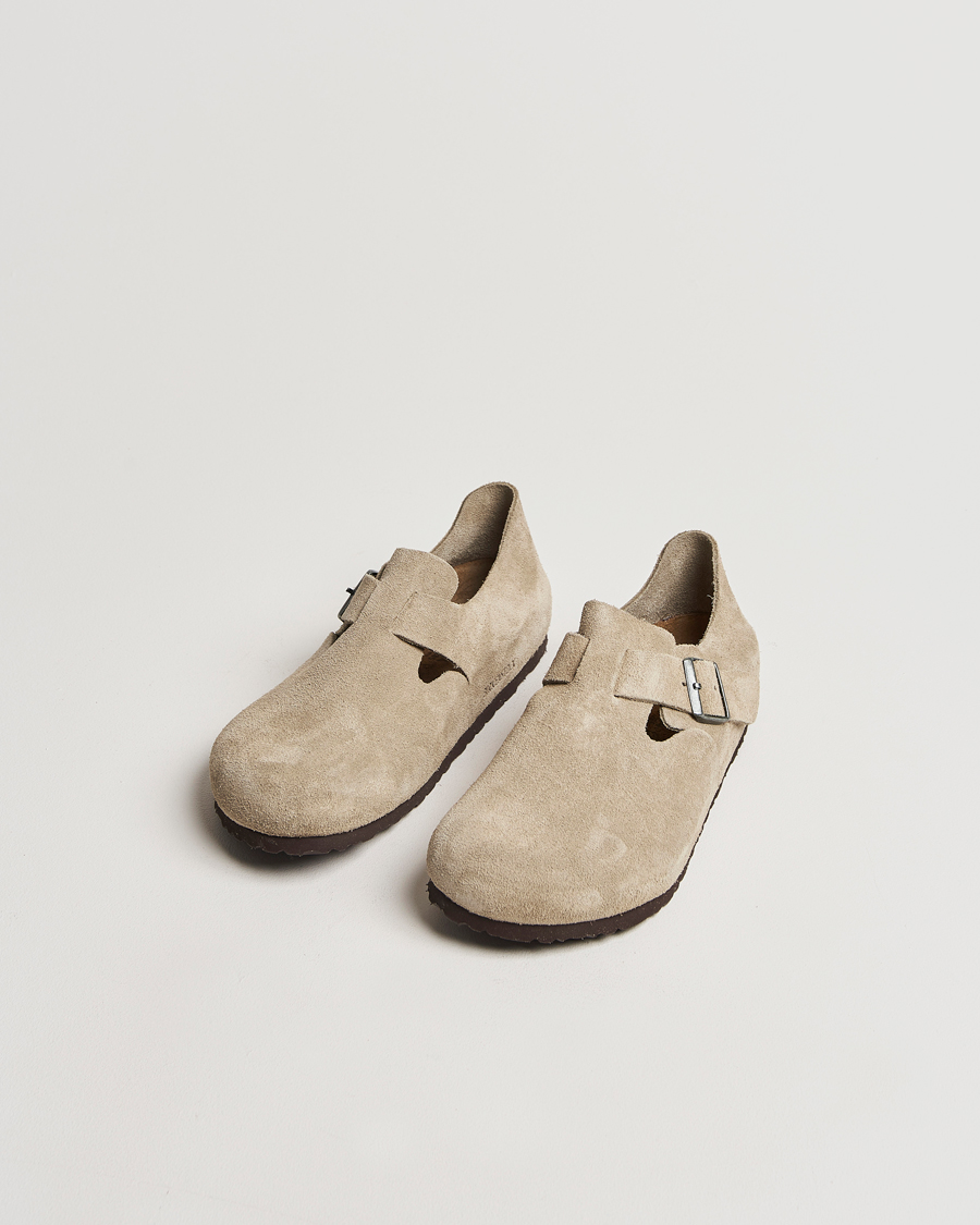 Uomini | BIRKENSTOCK London Suede Leather Taupe | BIRKENSTOCK | London Suede Leather Taupe