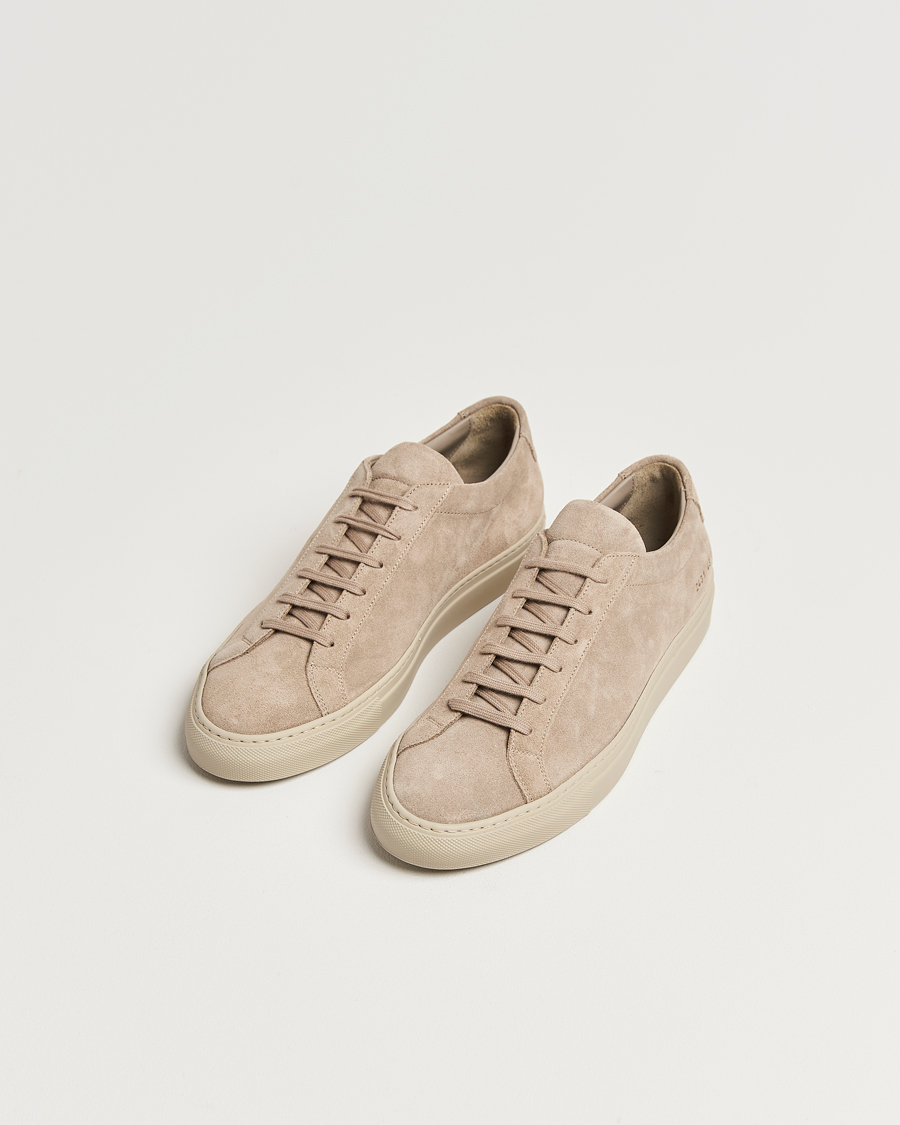 Uomini |  | Common Projects | Original Achilles Suede Sneaker Taupe