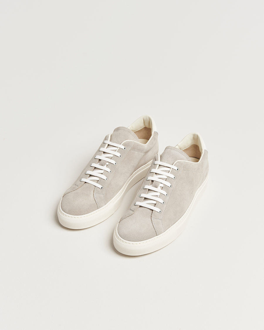 Uomini |  | Common Projects | Retro Suede Sneaker Grey