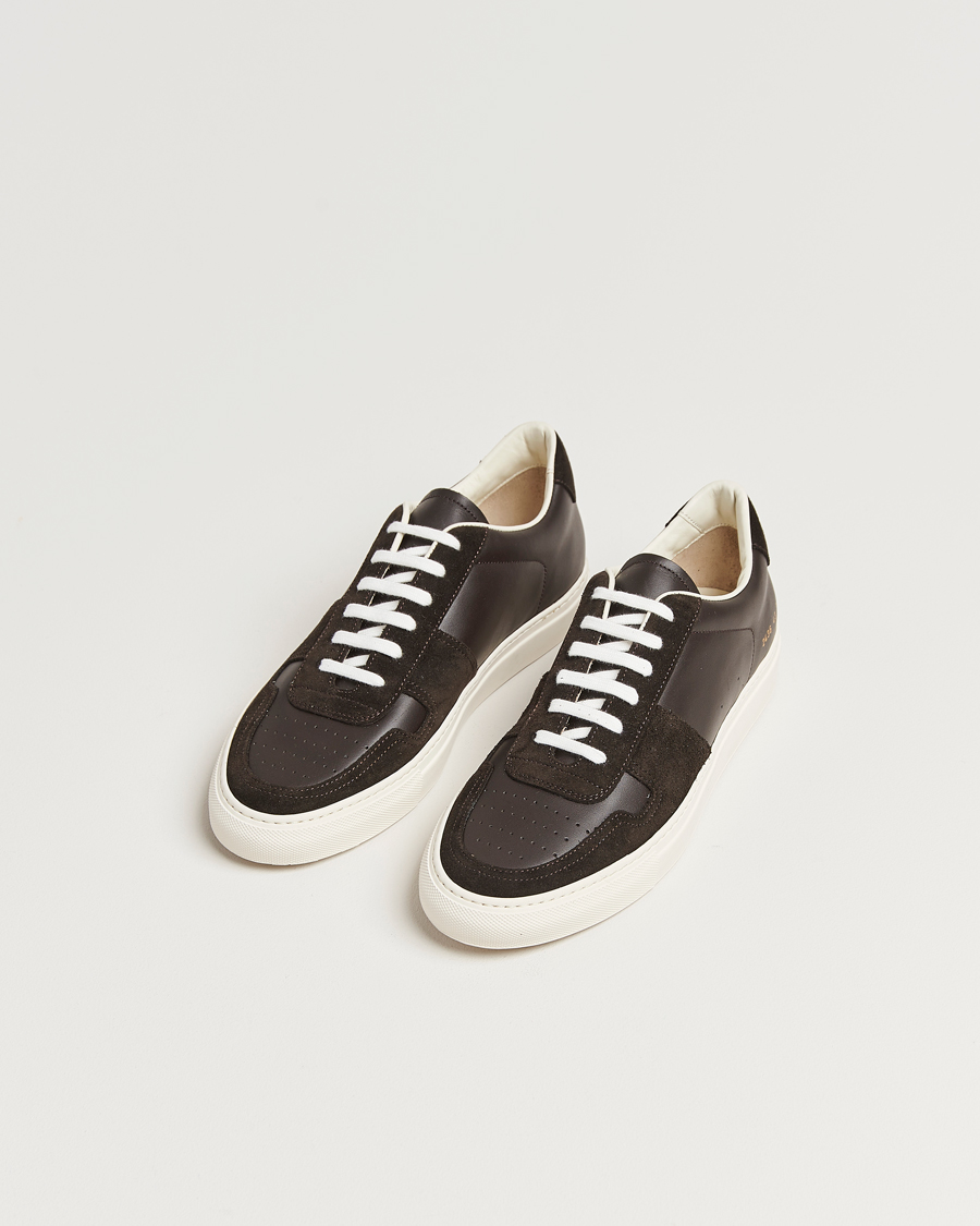 Uomini | Scarpe | Common Projects | B Ball Duo Sneaker Coffee Brown