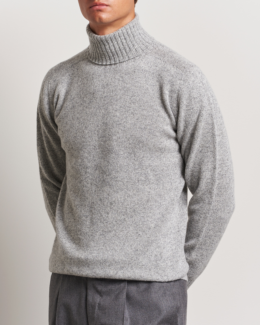 Uomini | Italian Department | Altea | Wool/Cashmere Rollneck Grey Melange