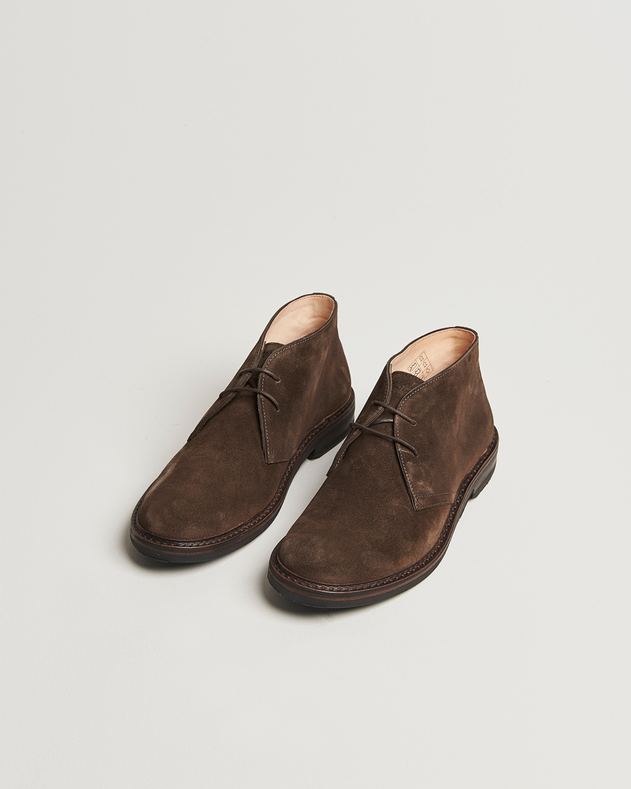 Uomini | Italian Department | Astorflex | Greenflex Dainite Desert Boot Dark Brown Suede