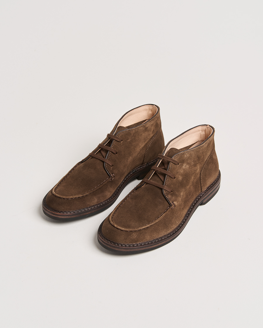 Uomini | Italian Department | Astorflex | Deukeflex Dainite Chukka Boot Dark Khaki Suede