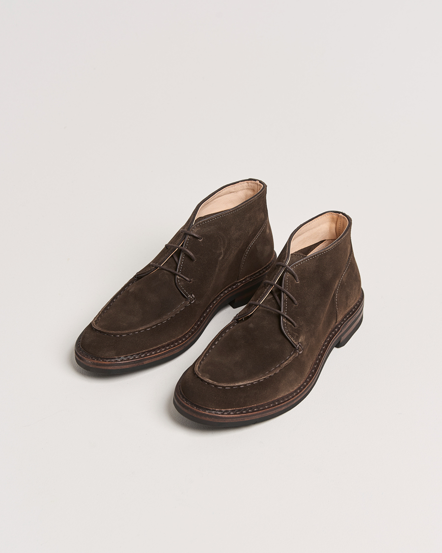 Uomini | Italian Department | Astorflex | Deukeflex Dainite Chukka Boot Dark Brown Suede