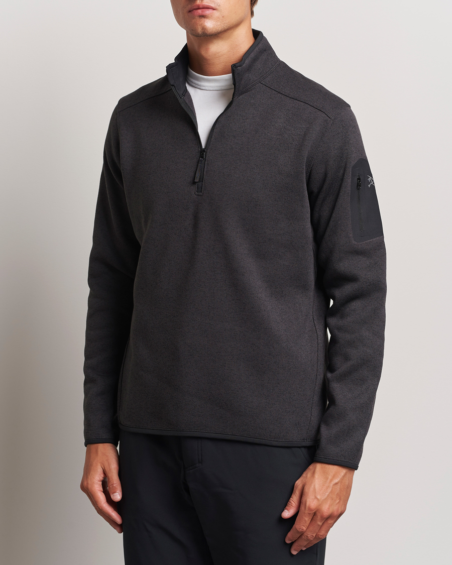 Uomini | Outdoor | Arc\'teryx | Covert Half Zip  Black Heather