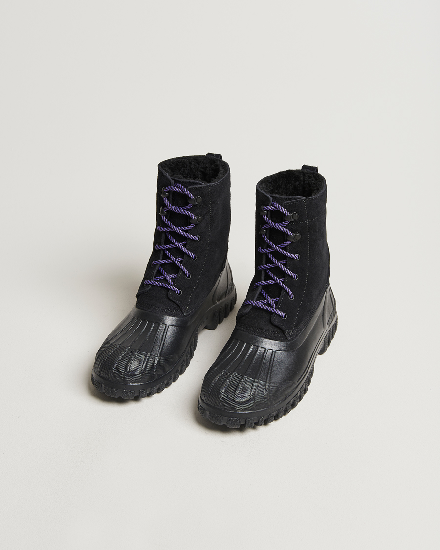 Uomini | Scarpe | Diemme | Anatra Shearling Boot Black Suede