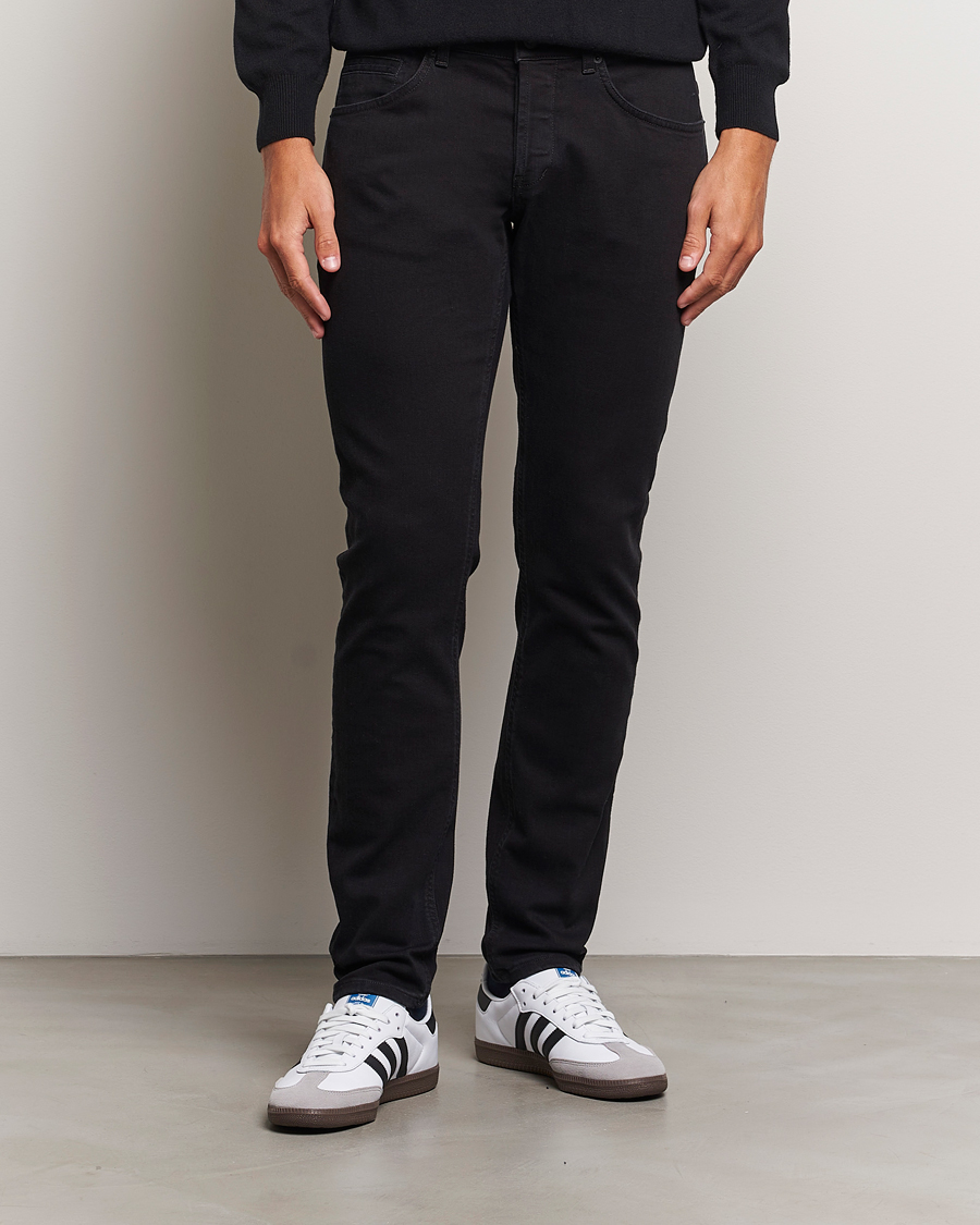 Uomini | Slim fit | Dondup | George Jeans Black