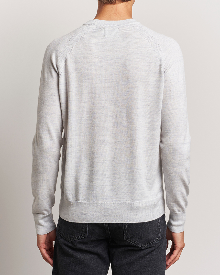 Uomini | Maglieria | Dockers | Washable Merino Crewneck Light Grey
