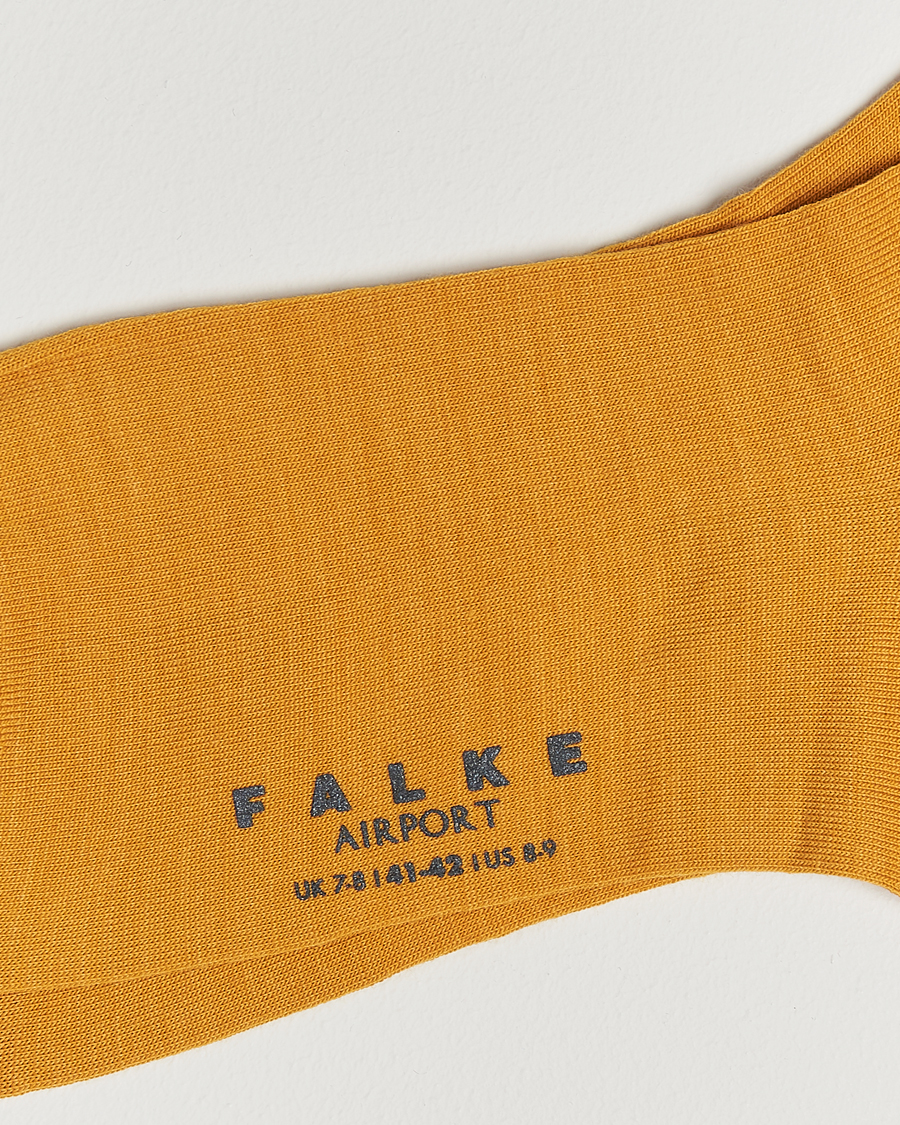 Uomini |  | Falke | Airport Socks Amber Yellow