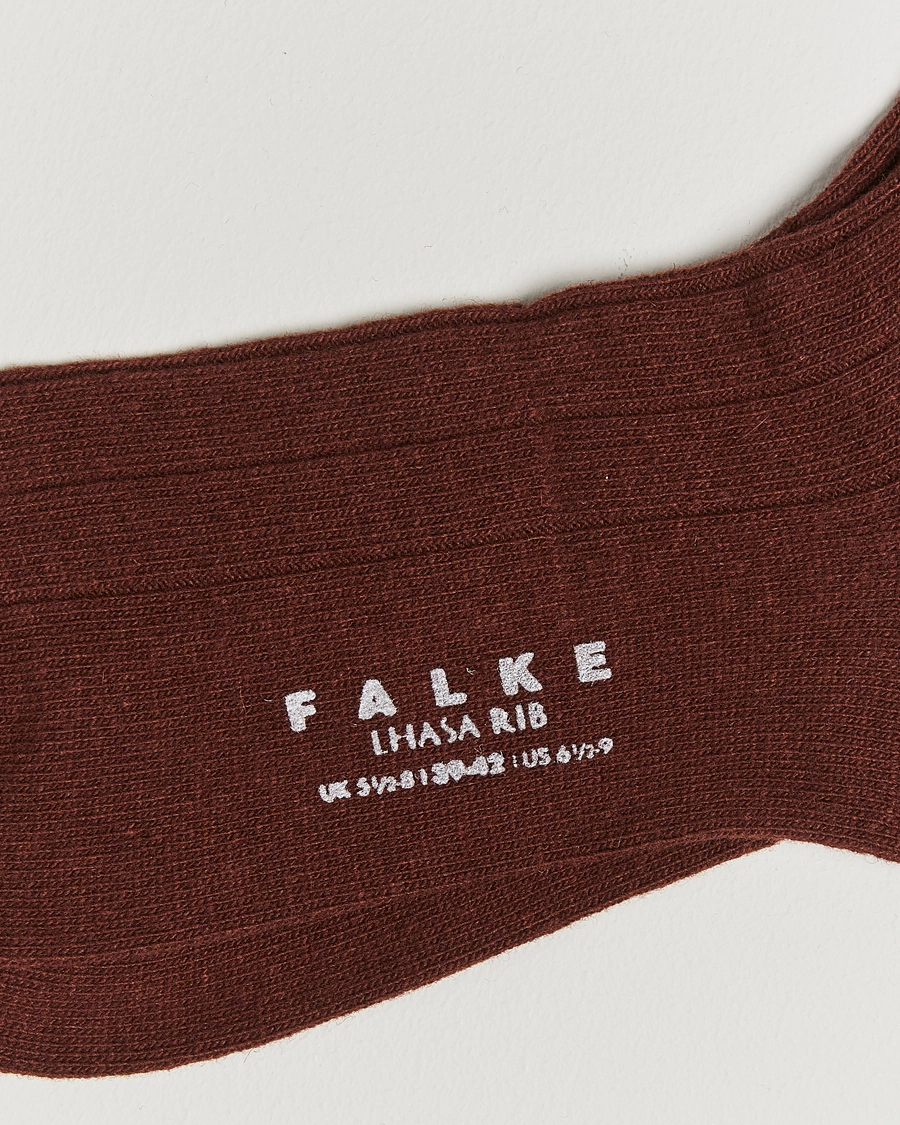 Uomini |  | Falke | Lhasa Cashmere Socks Cinnamon Brown