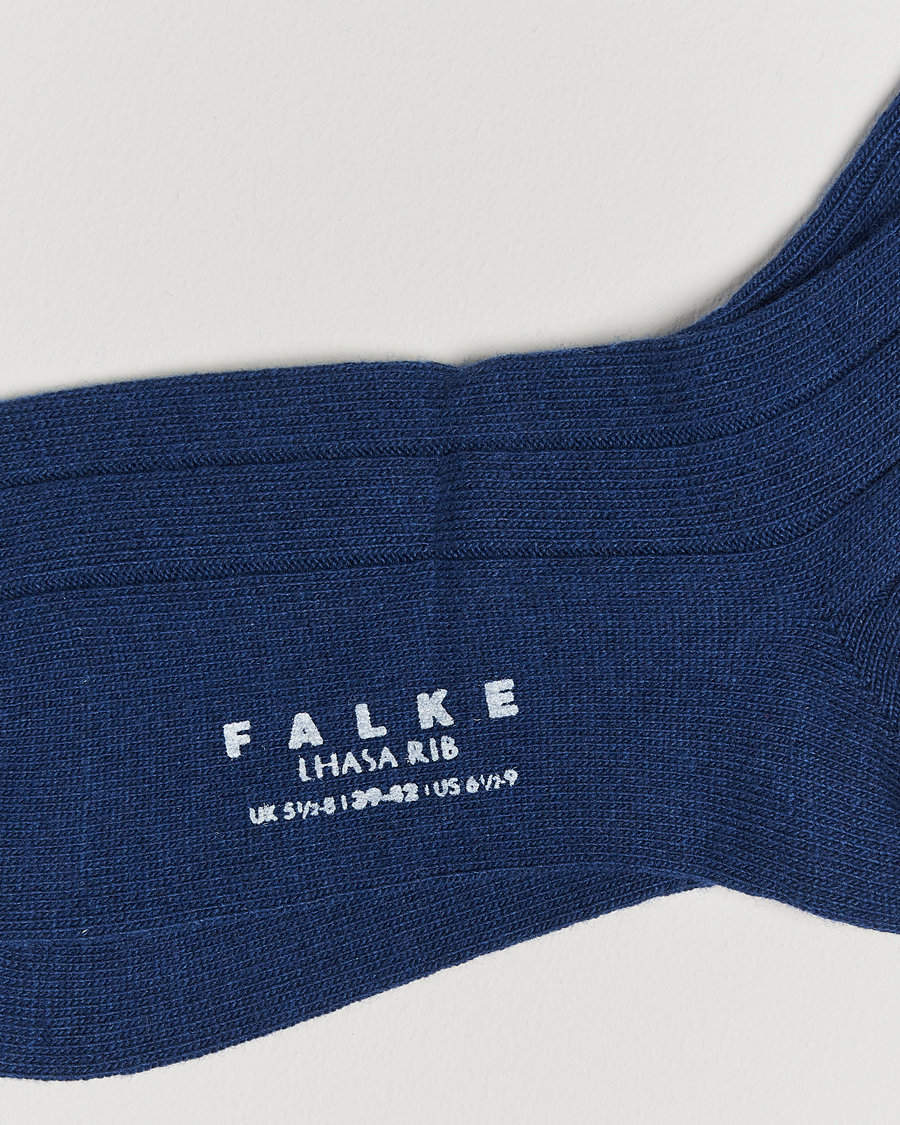 Uomini |  | Falke | Lhasa Cashmere Socks Royal Blue