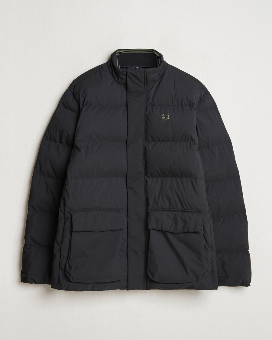 Uomini | Giacche | Fred Perry | Padded Pocket Down Jacket Black