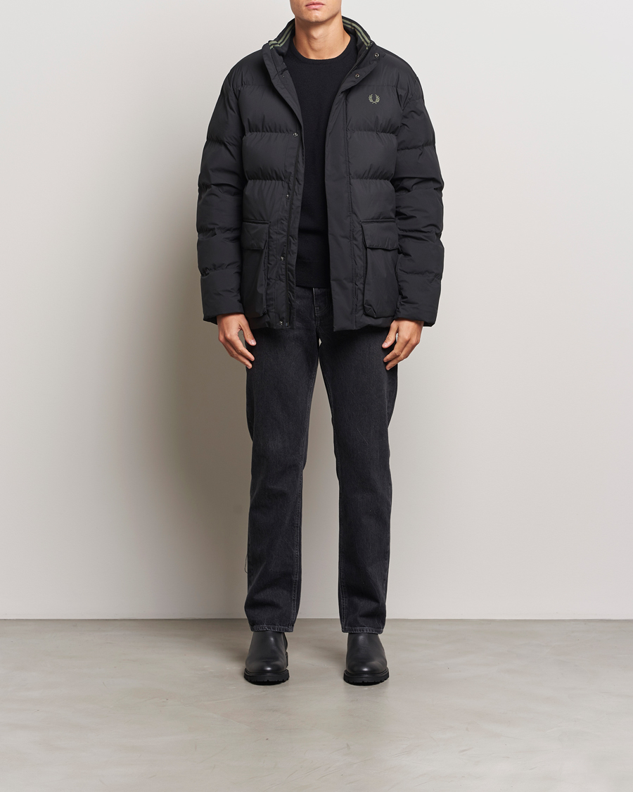 Uomini | Giacche | Fred Perry | Padded Pocket Down Jacket Black