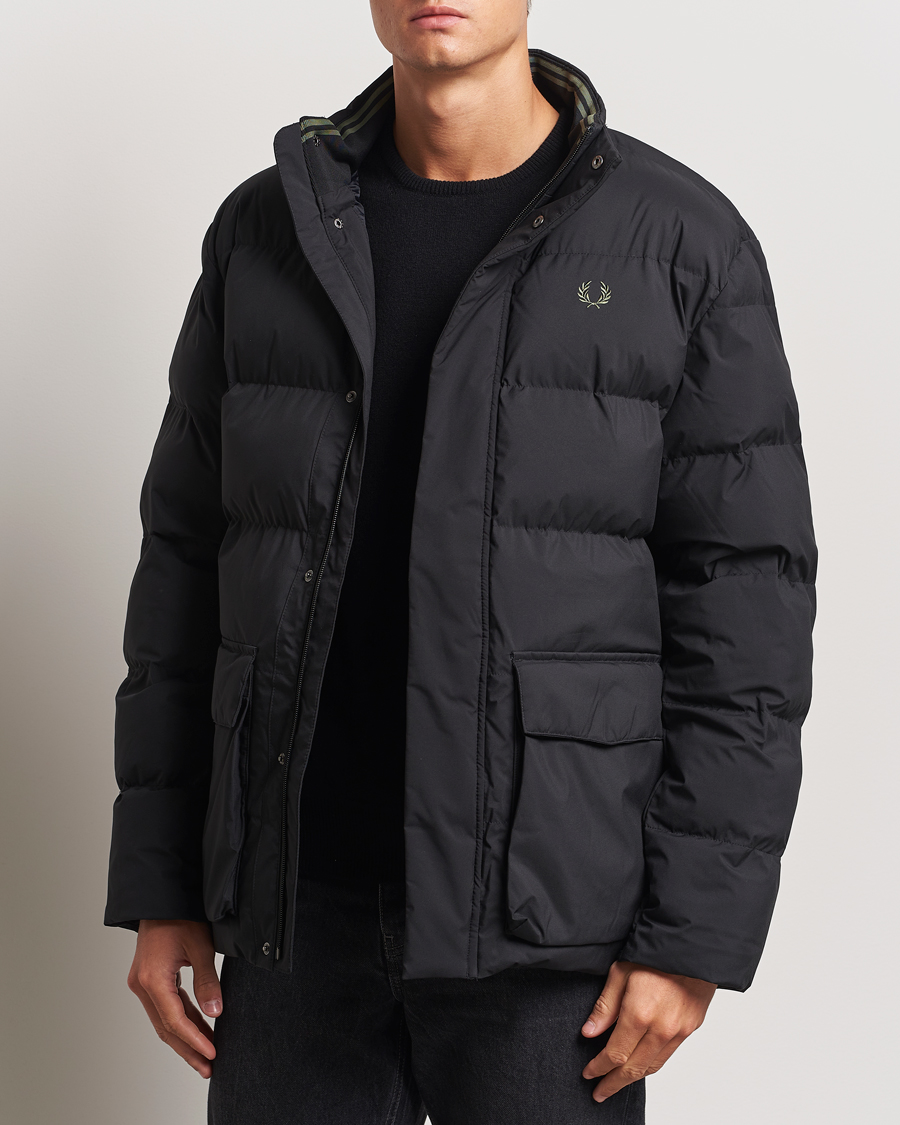 Uomini | Giacche | Fred Perry | Padded Pocket Down Jacket Black