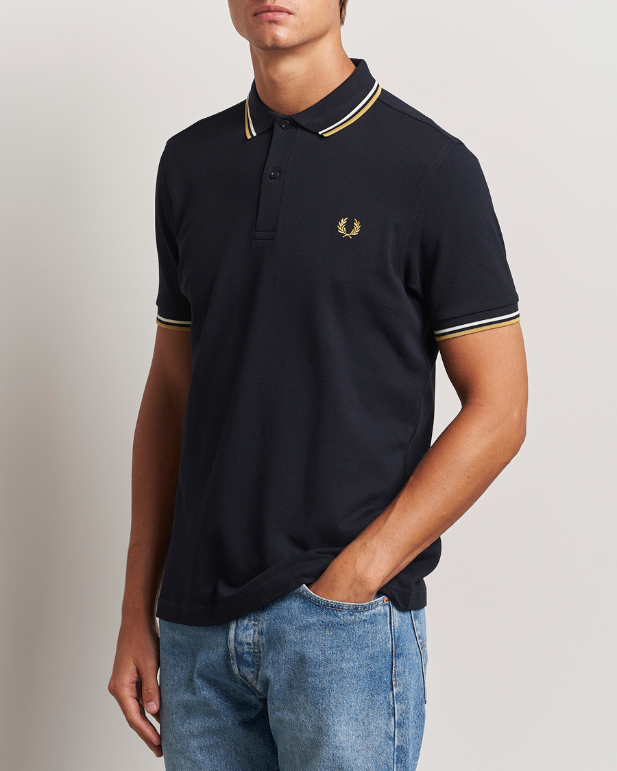 Uomini |  | Fred Perry | Twin Tipped Shirt Navy