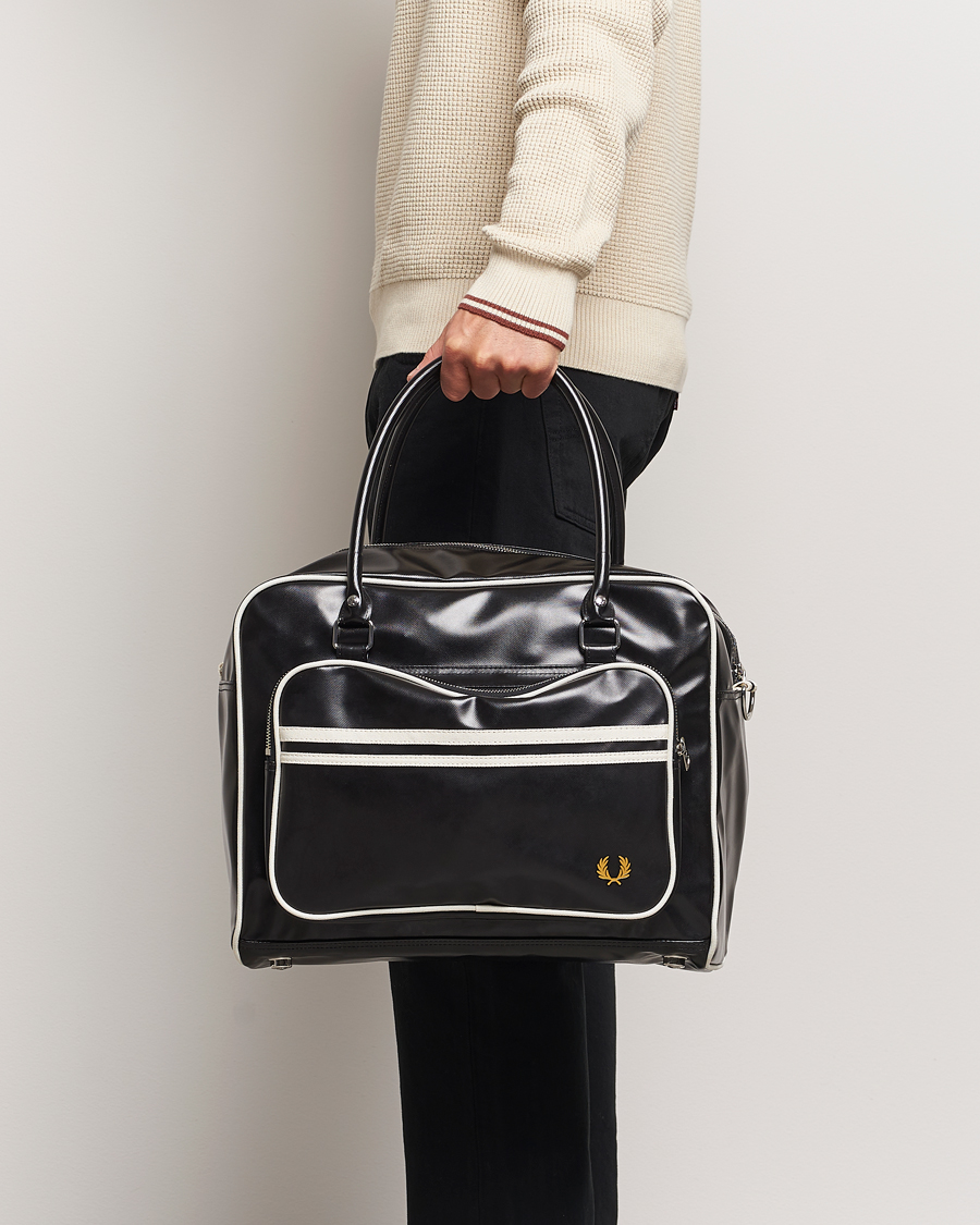 Uomini |  | Fred Perry | Classic Holdall Black/Ecru