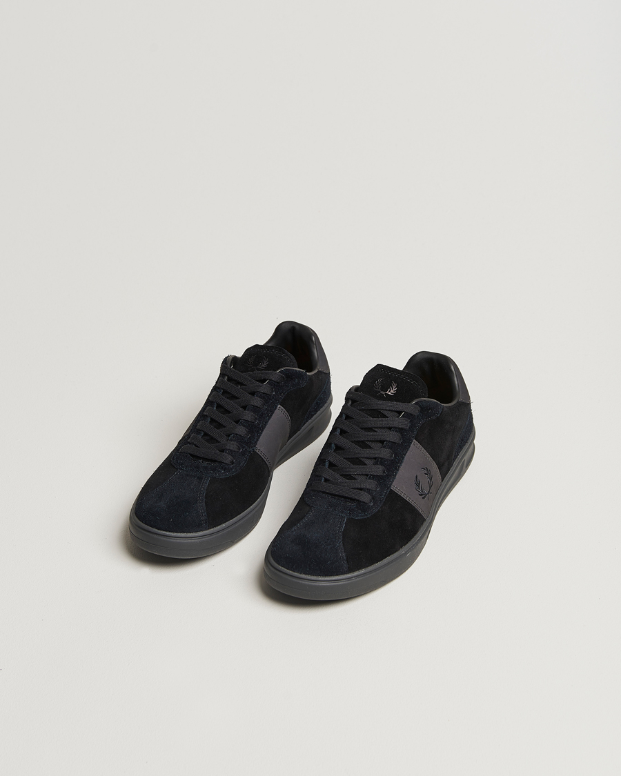 Uomini | Scarpe scamosciate | Fred Perry | B4 Suede Sneaker Black