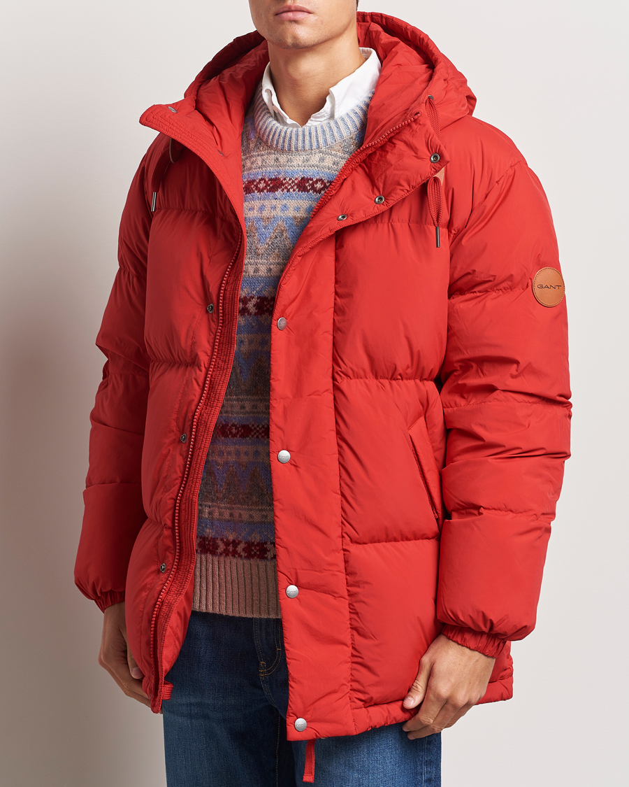 Uomini | GANT | GANT | Expedition Down Puffer Ruby Red