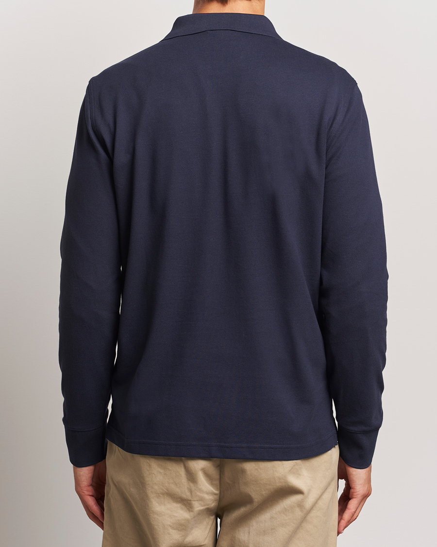 Uomini | Maglieria | GANT | Regular Shield Pique Polo Evening Blue