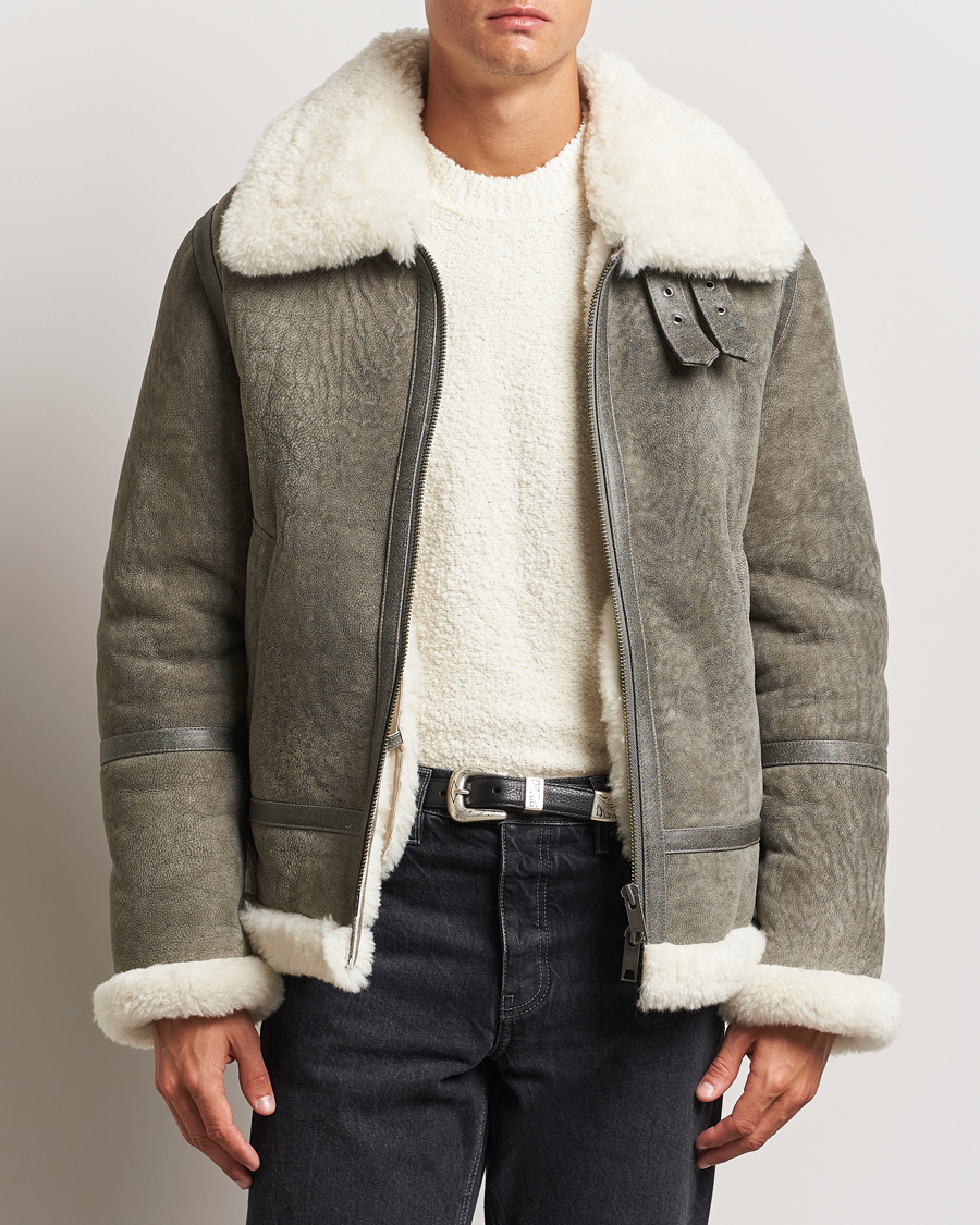 Uomini | GANT | GANT | Shearling Jacket Desert Brown