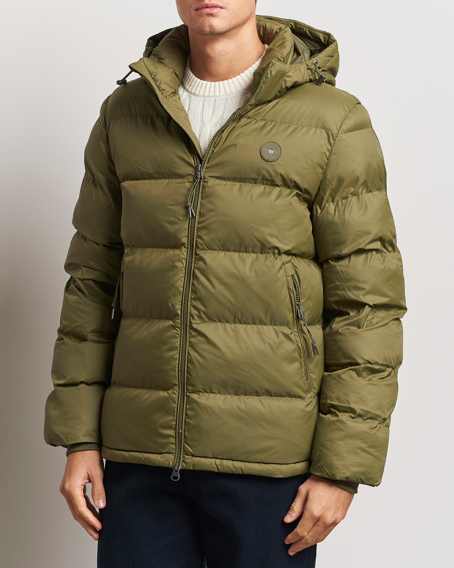 Uomini | GANT | GANT | The Active Cloud Jacket Juniper Green