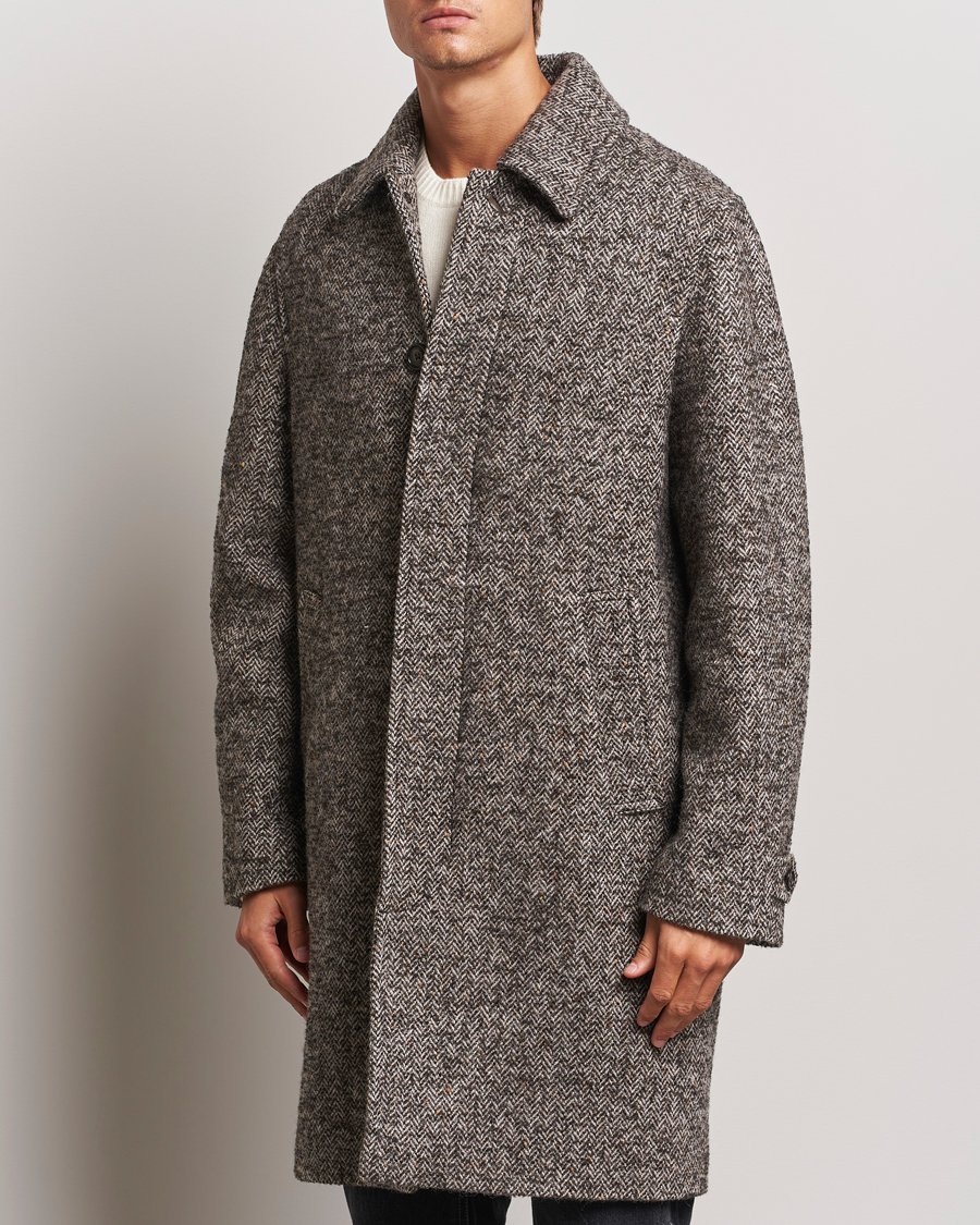 Uomini | Giacche | GANT | Wool Coat Deep Brown