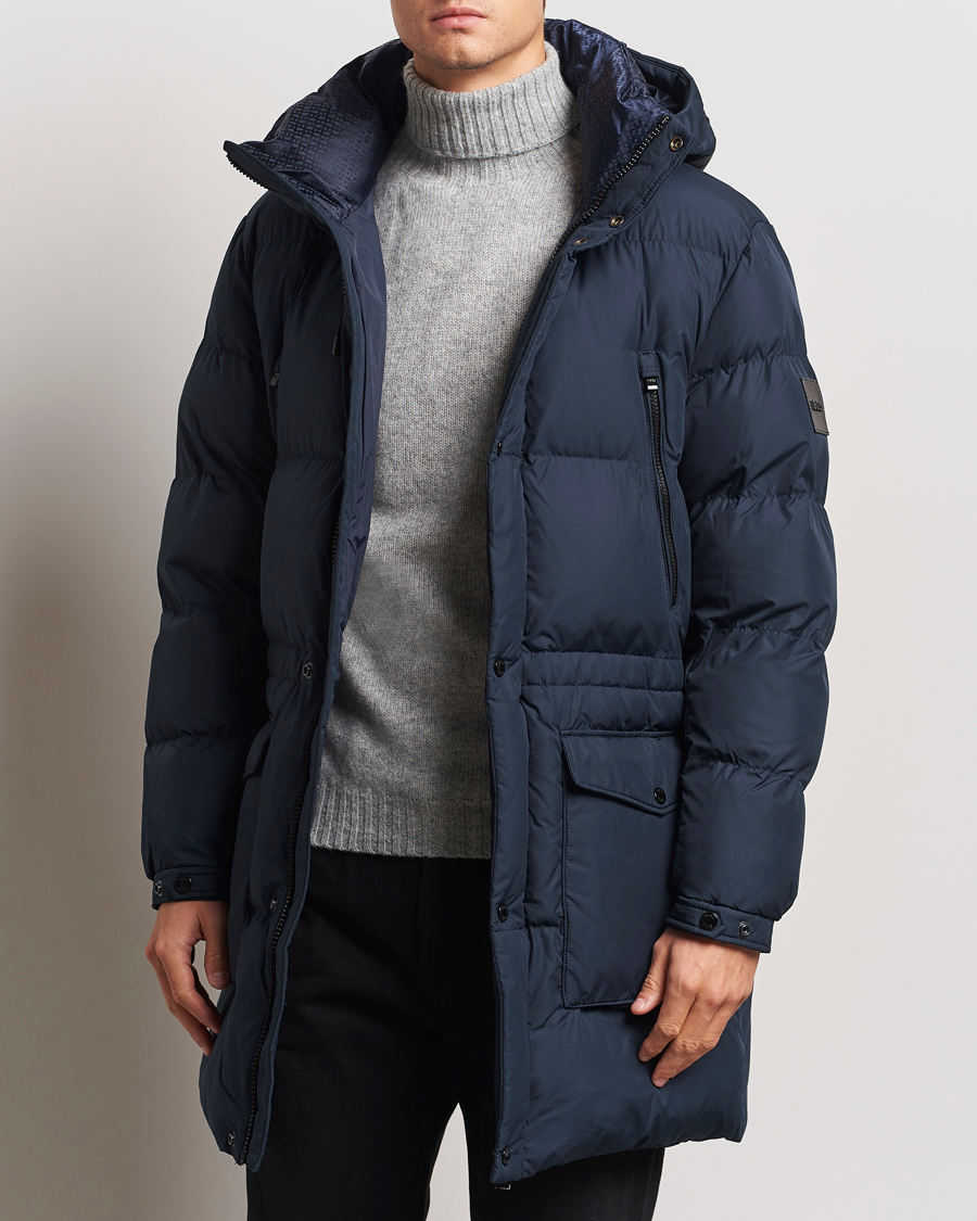 Uomini | Giacche | BOSS BLACK | Condolo Puffer Parka Dark Blue