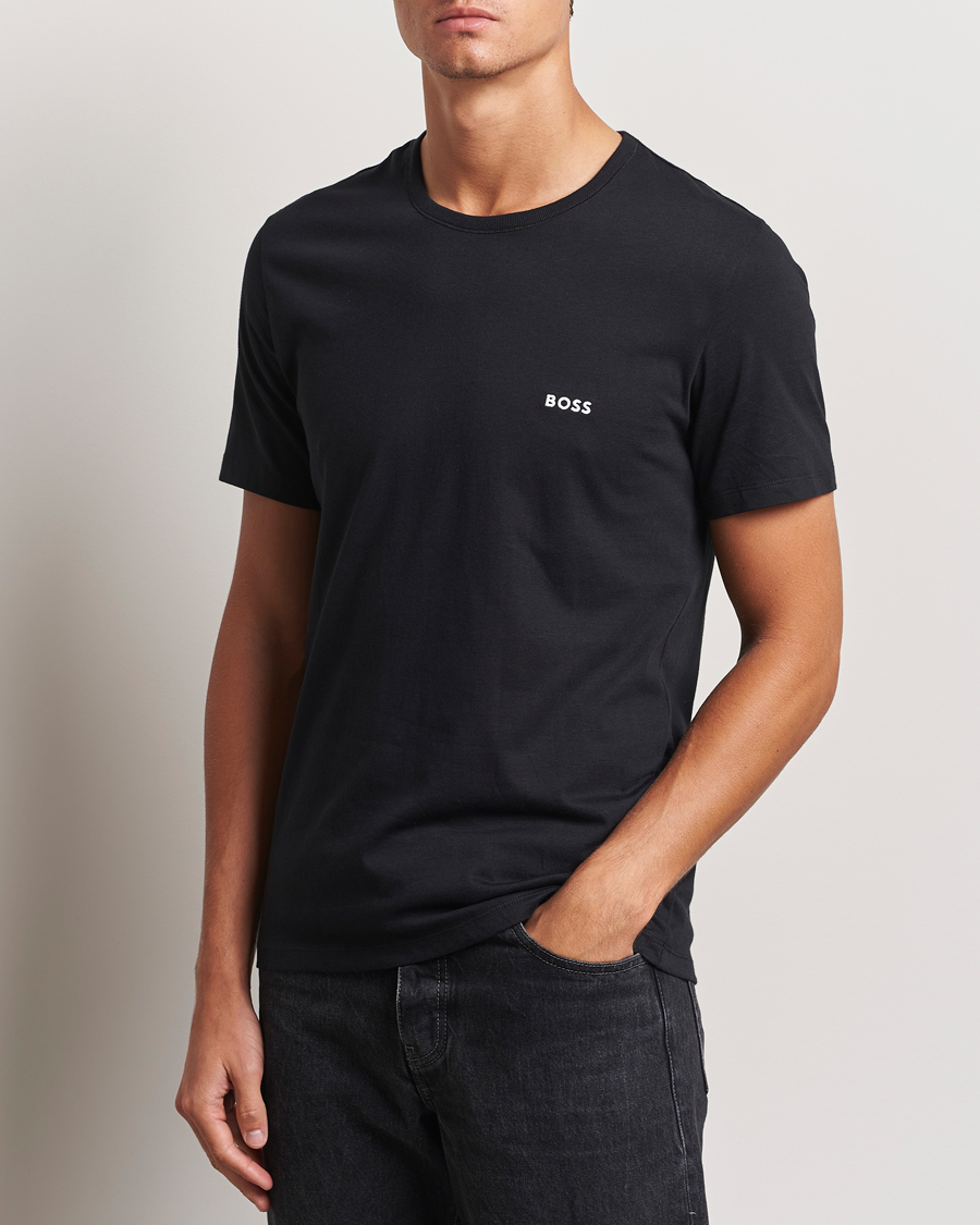 Uomini | Multipack | BOSS BLACK | 3-Pack Crew Neck T-Shirt Black/Navy/Green