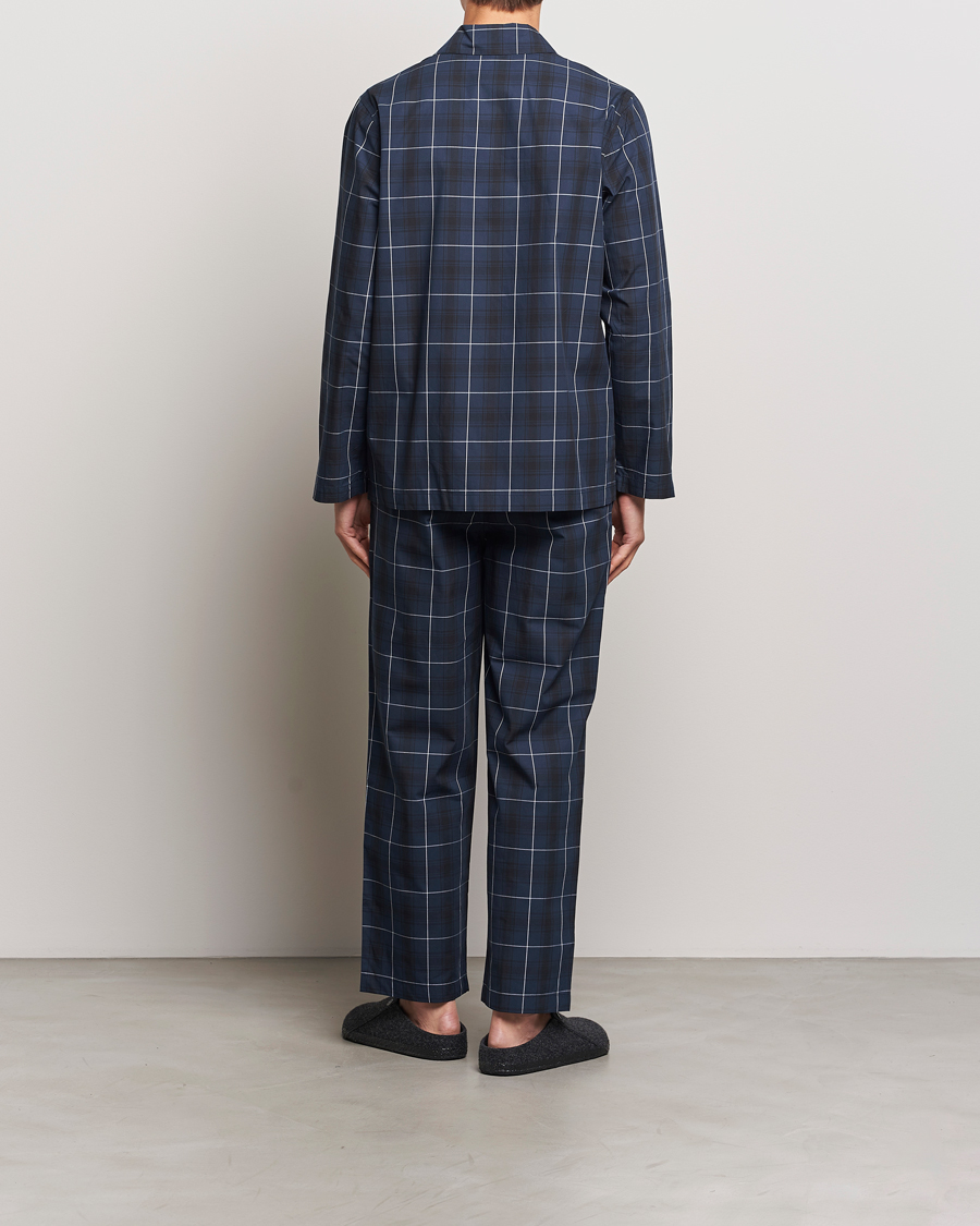 Uomini |  | BOSS BLACK | Urban Checked Pyjama Set Dark Blue