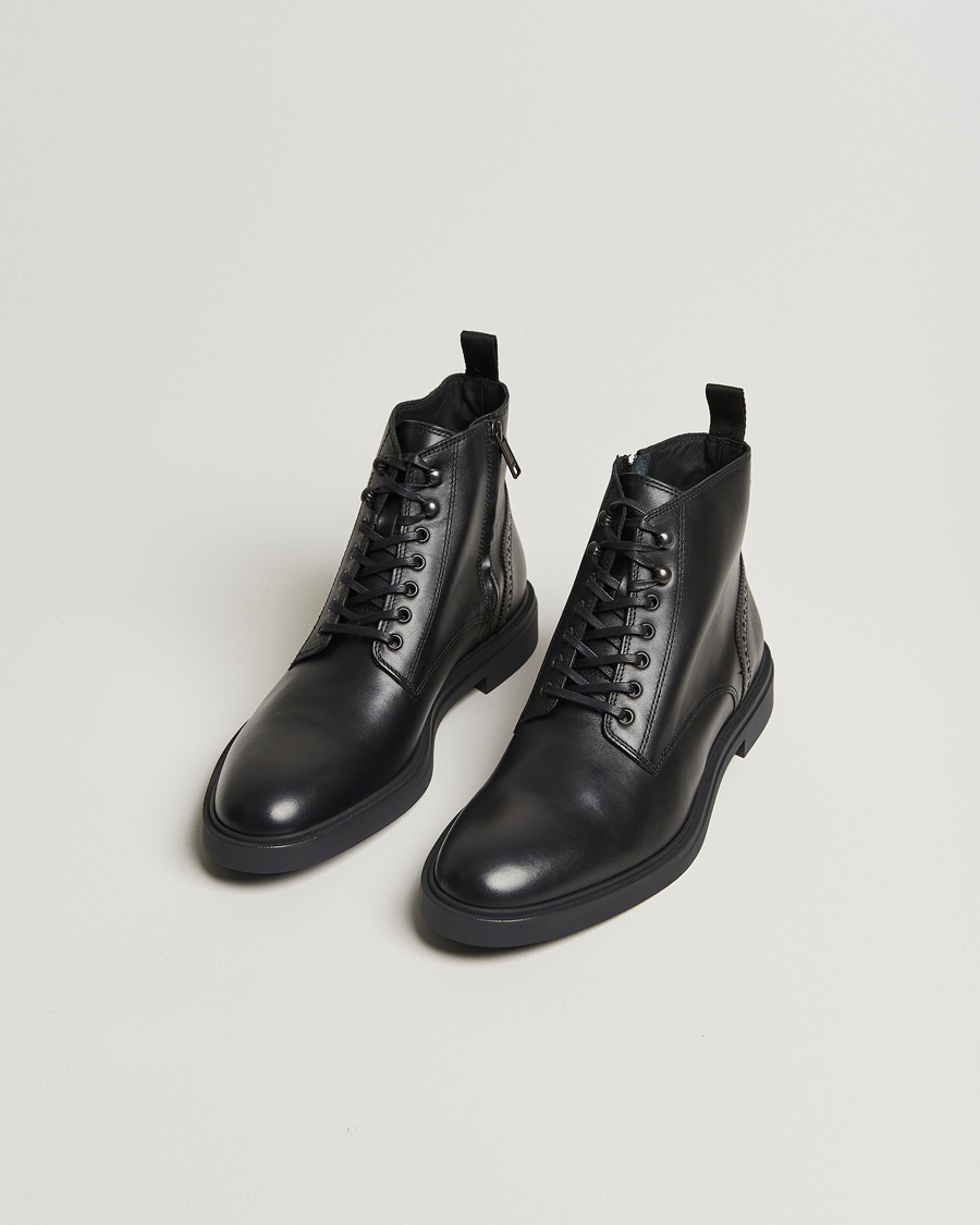 Uomini | Stivali neri | BOSS BLACK | Calev Leather Boot Black