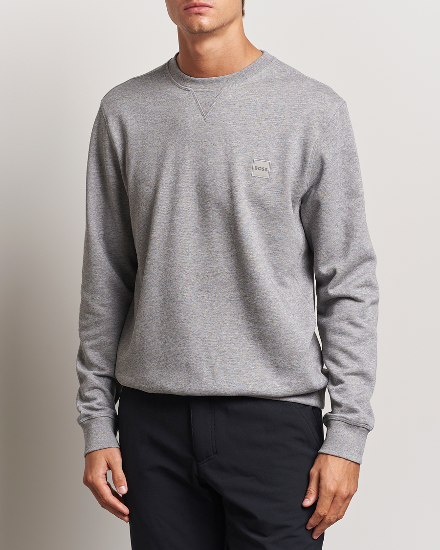 Uomini | Felpe | BOSS ORANGE | Westart Logo Sweatshirt Light Grey