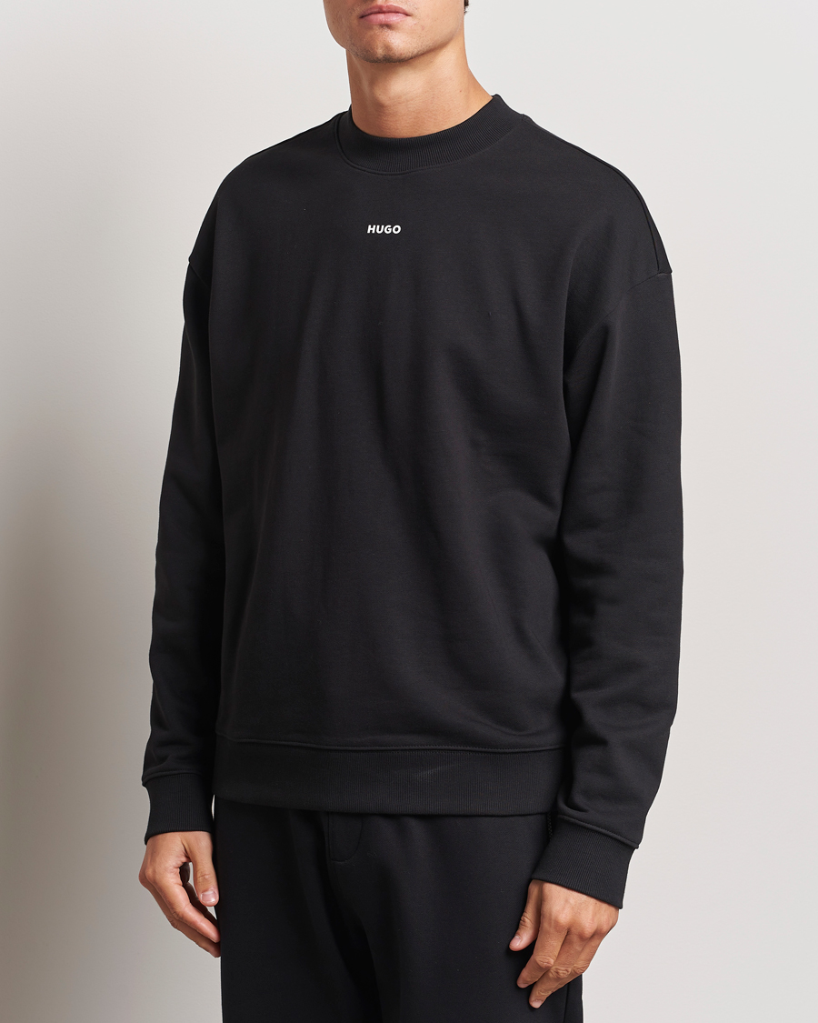 Uomini |  | HUGO | Dapo Crew Neck Sweatshirt Black